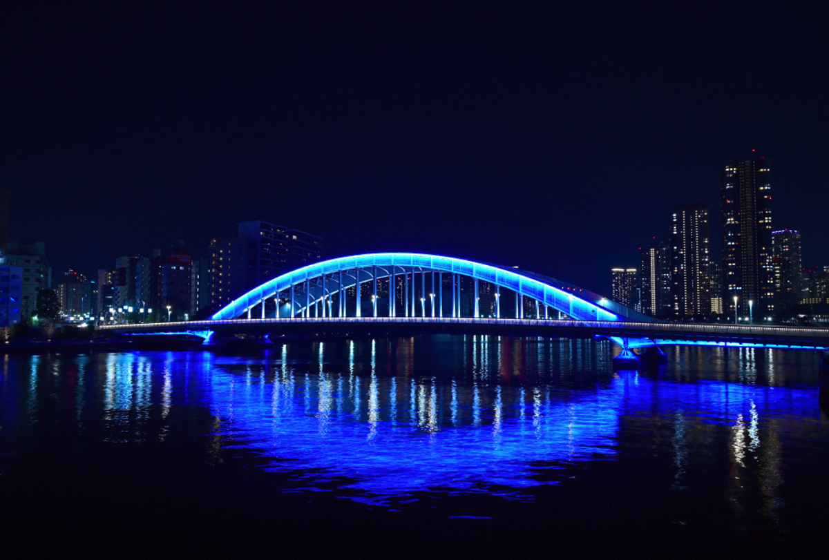 夜の永代橋