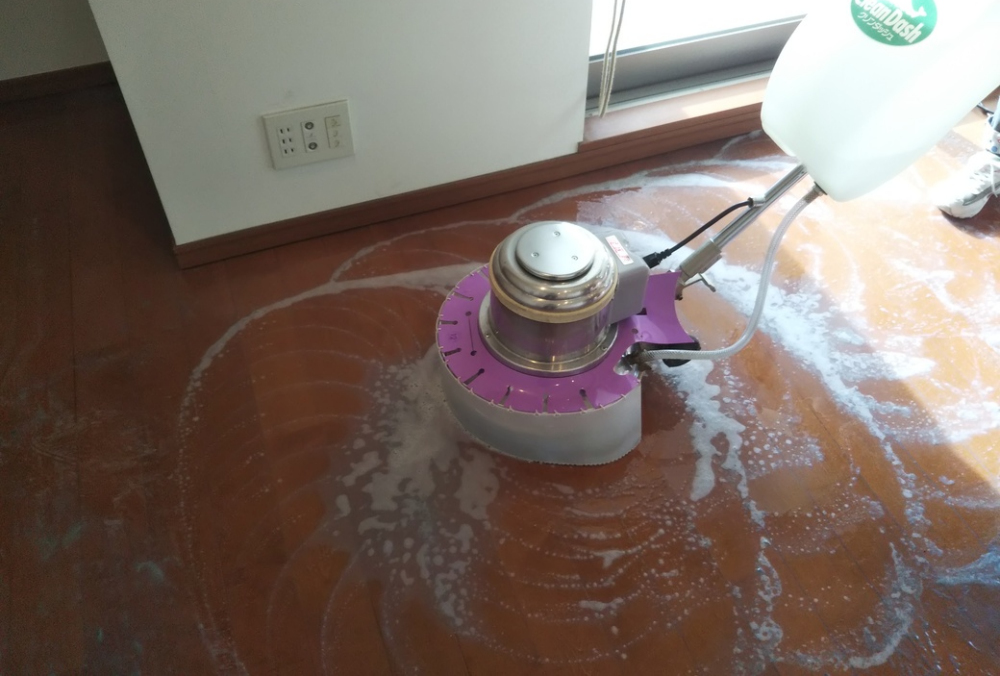 都心にあるタワーマンション一室「剥離洗浄」