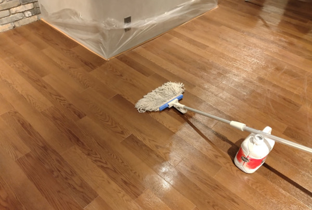 ここが一番重要:洗剤を塗り込む